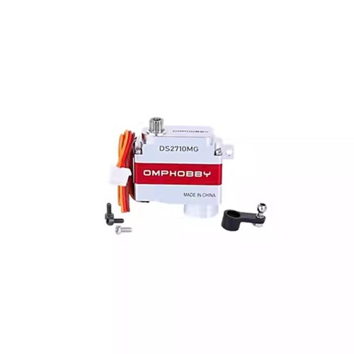 OMPHOBBY OSHM2122 Servo Set-Red And Silver for M2 V3 PRO RC Helicopter